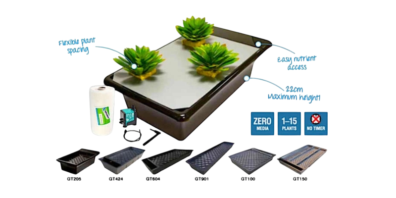 NFT Gro-Tank Kit 901 80L 208X50X20cm Nutriculture